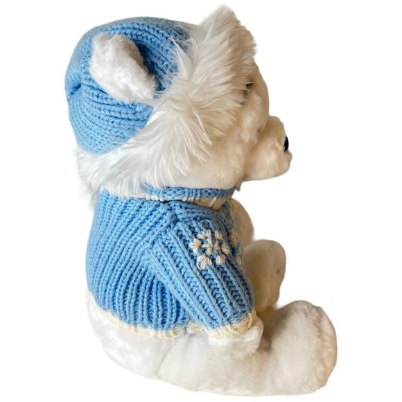 Winnie The Pooh And Eeyore Plush Snowflake Pals Disney Store Exclusive White - Picture 2 of 16